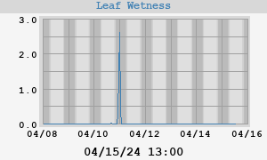 week leaf wetness